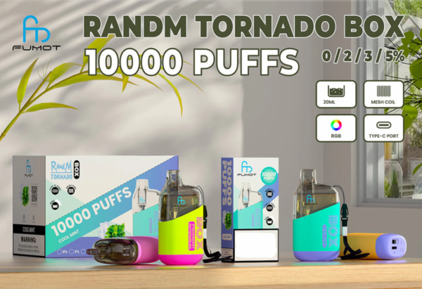 Fumot Randm Tornado Box 10000 Disposable Vape 10000 Puffs