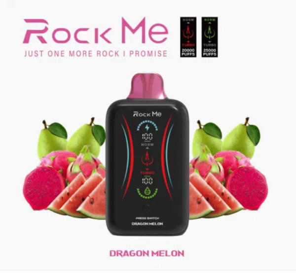 ROCK ME 25000 Puffs Digital Botton Full alibarbar